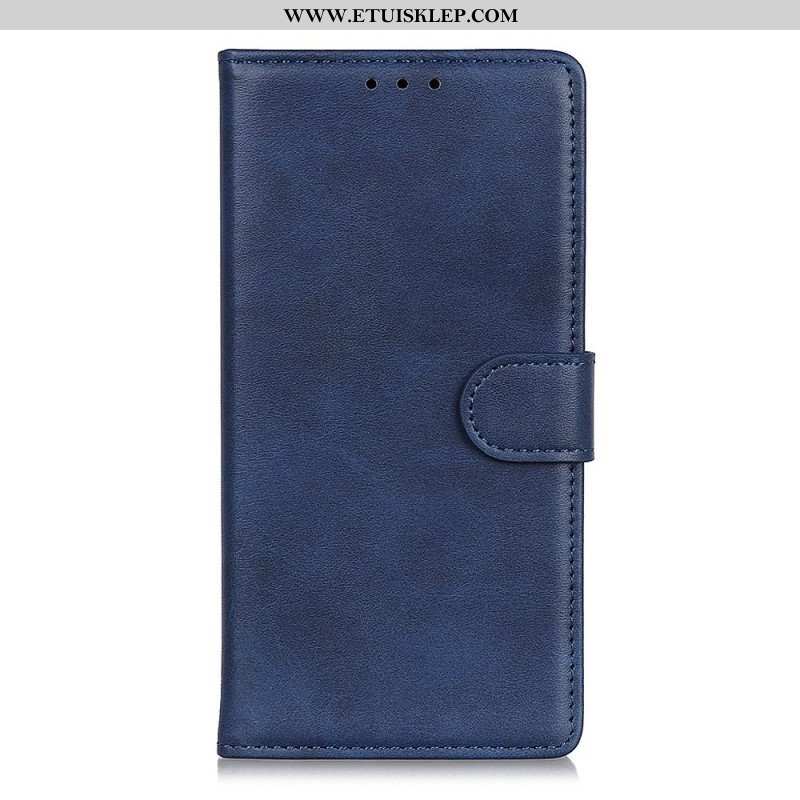 Etui Folio do Xiaomi Redmi Note 12 4G Matowa Sztuczna Skóra